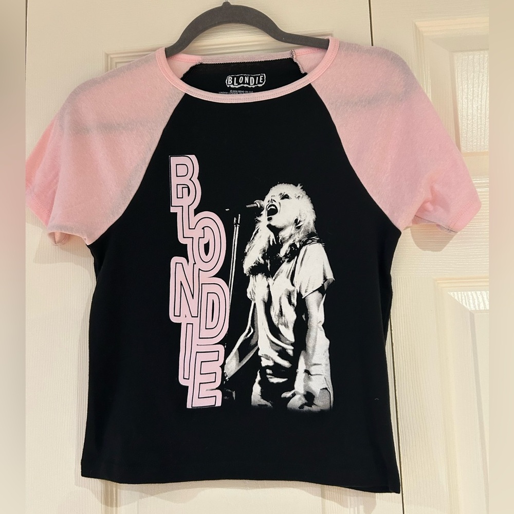 Blondie Graphic T-Shirt - Pink and Black